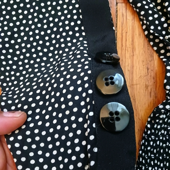 80s Joan Martin dress size 4 polkadot - Picture 3 of 7